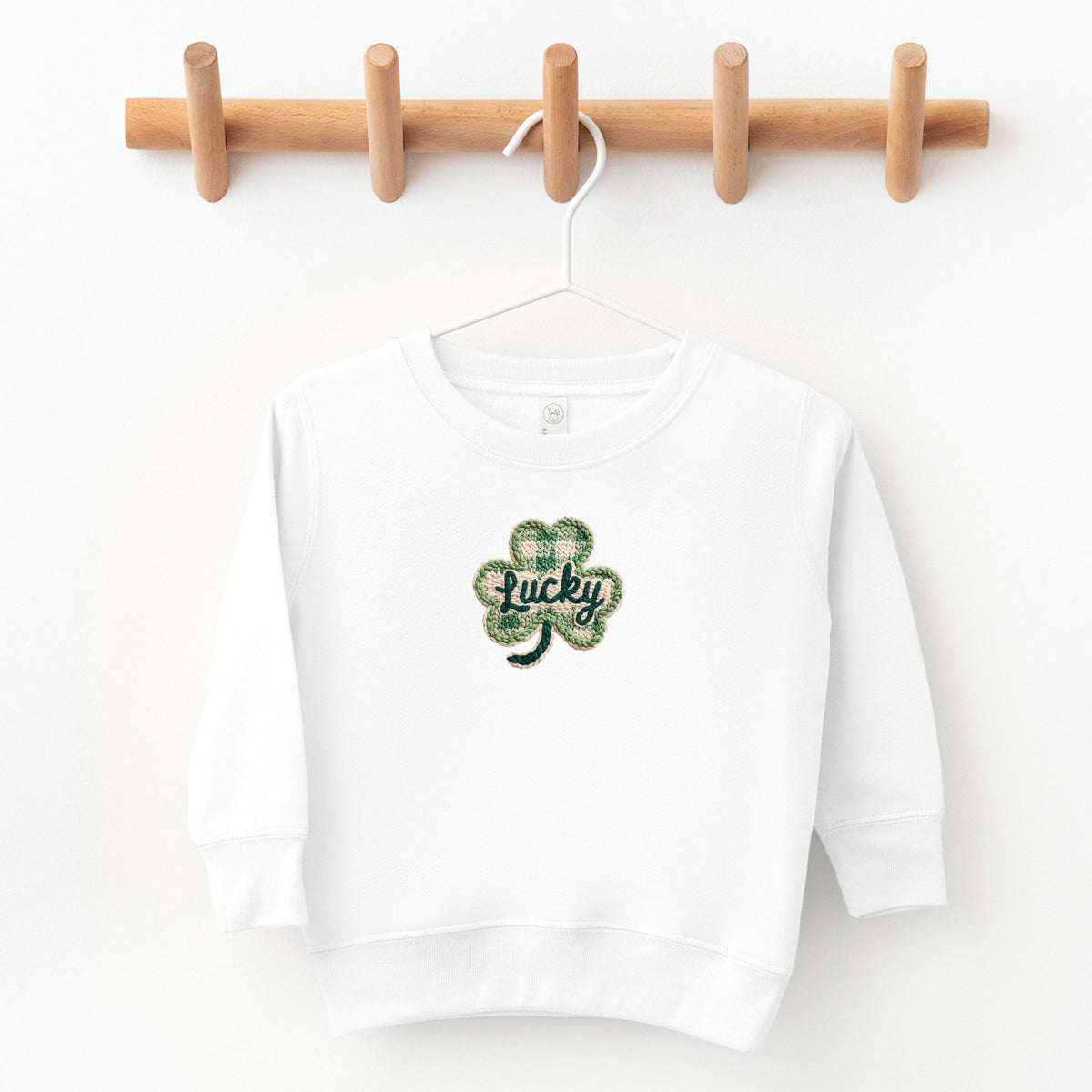 Lucky Clover Yarn Print - Toddler Graphic Sweatshirt