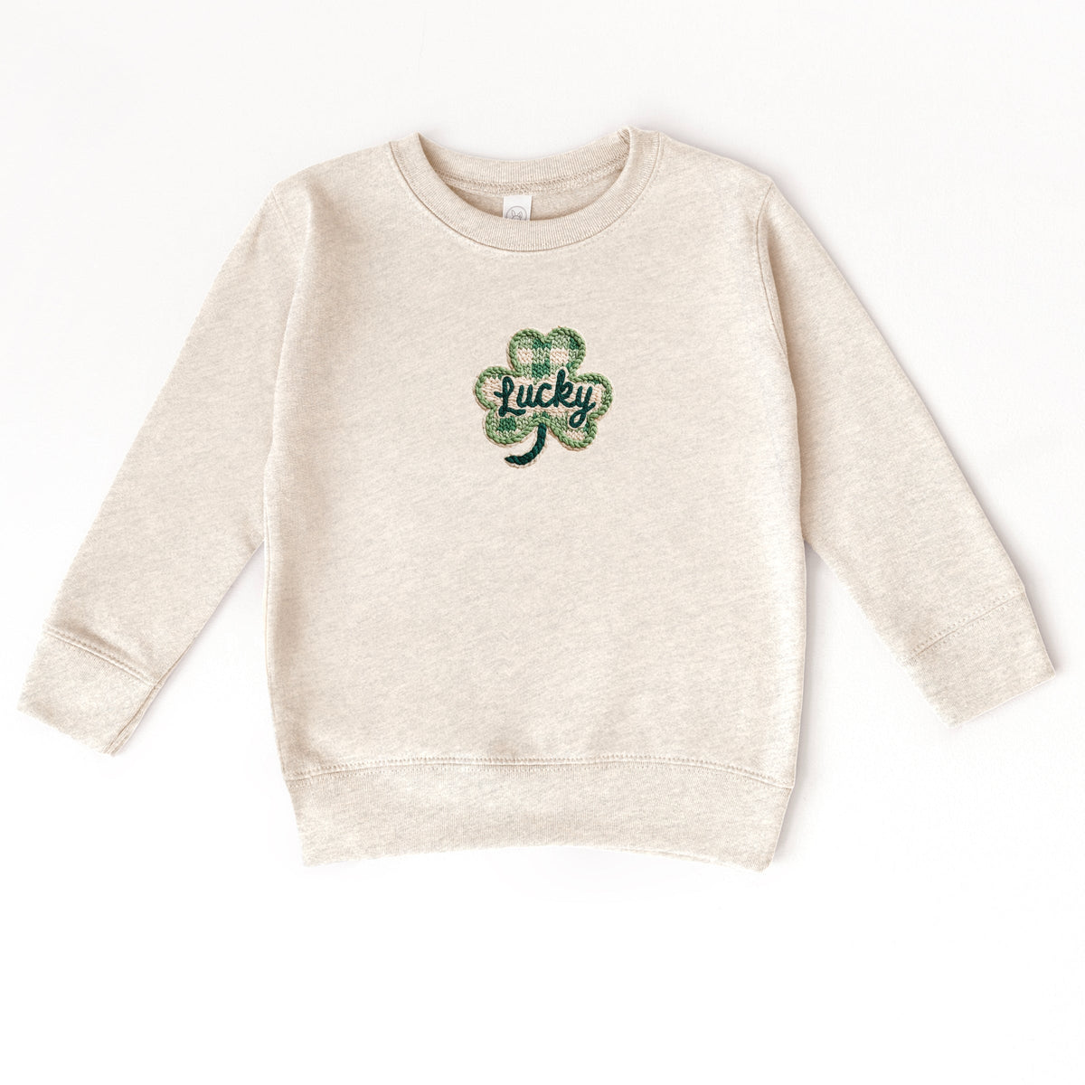 Lucky Clover Yarn Print - Toddler Graphic Sweatshirt