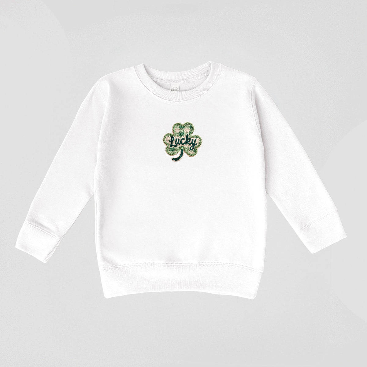 Lucky Clover Yarn Print - Toddler Graphic Sweatshirt