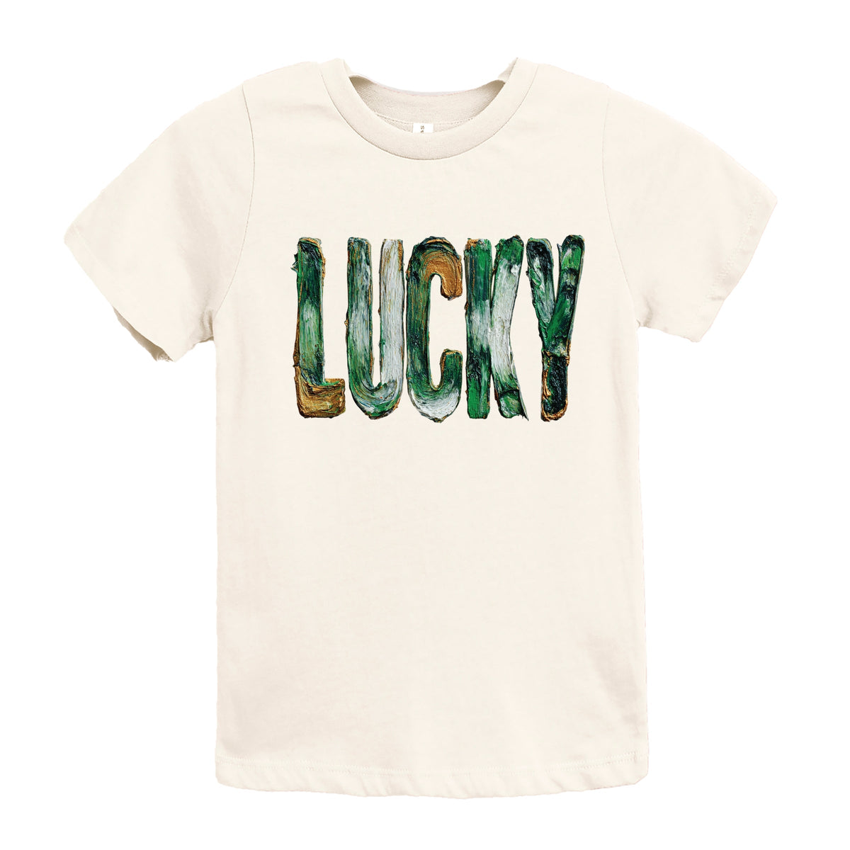 Lucky Paint Print - Youth Short Sleeve Graphic T-Shirt