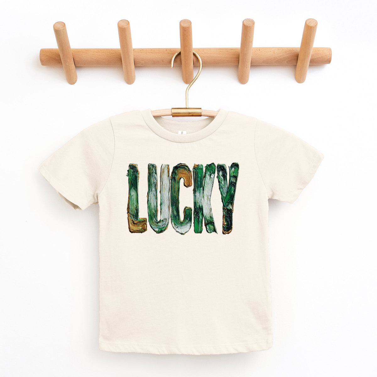 Lucky Paint Print - Youth Short Sleeve Graphic T-Shirt