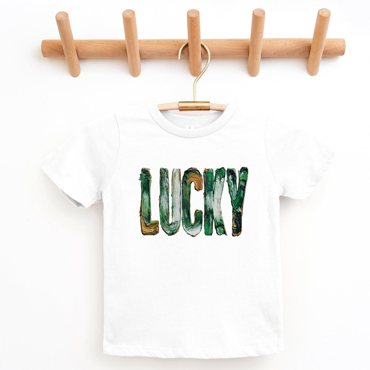 Lucky Paint Print - Youth Short Sleeve Graphic T-Shirt