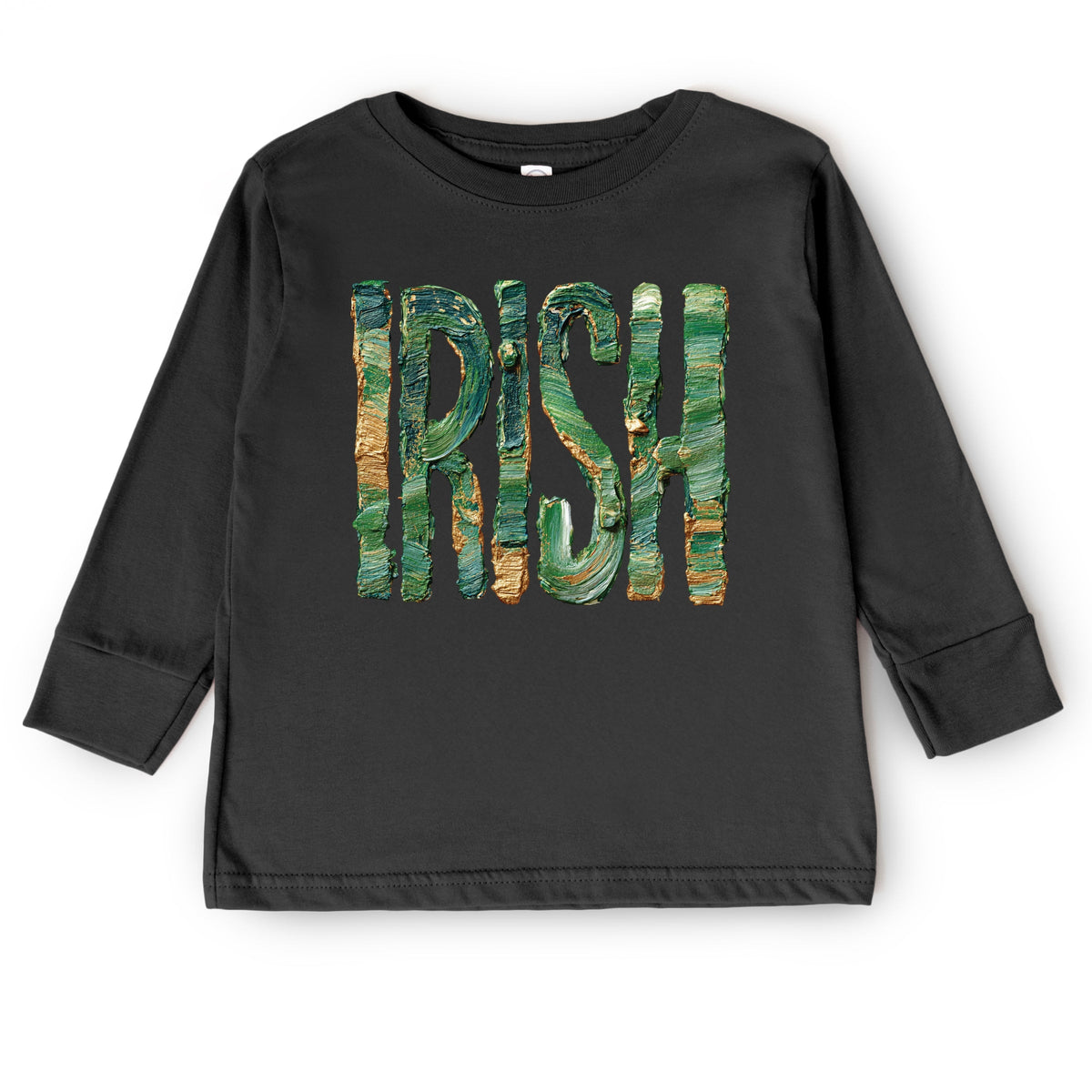 Irish Paint Print - Toddler Long Sleeve Graphic Tee