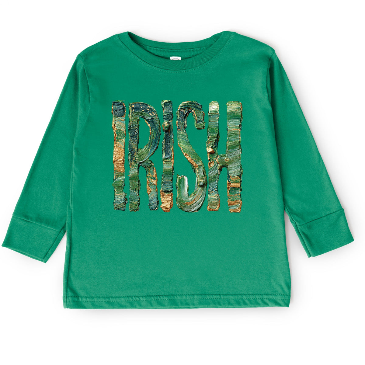 Irish Paint Print - Toddler Long Sleeve Graphic Tee