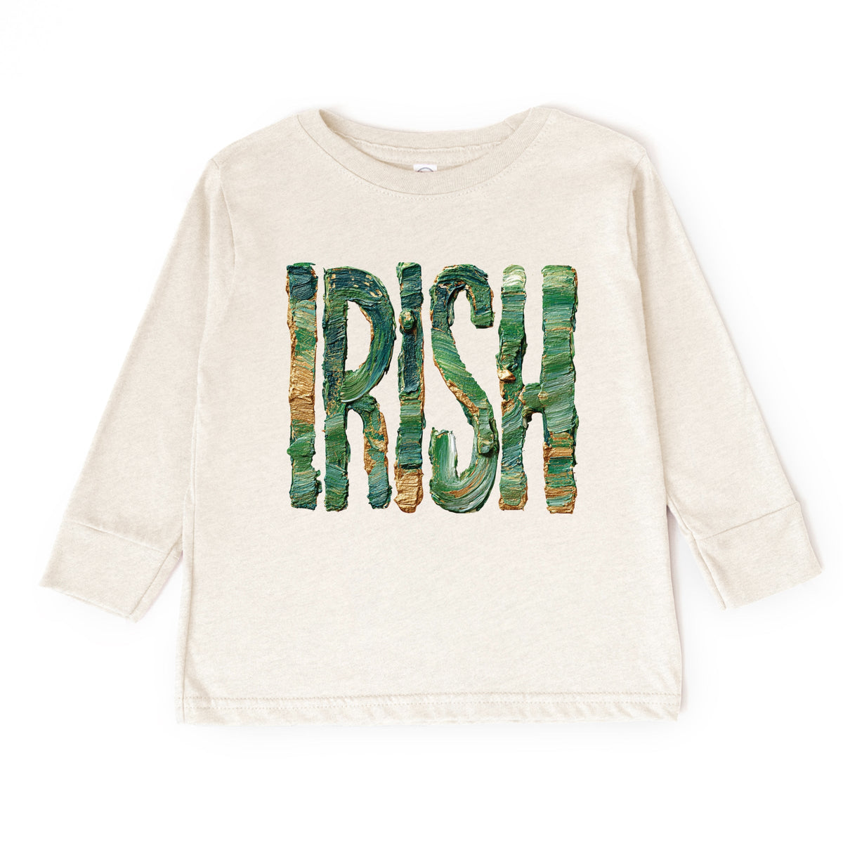 Irish Paint Print - Toddler Long Sleeve Graphic Tee