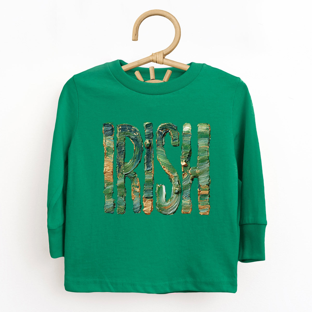 Irish Paint Print - Toddler Long Sleeve Graphic Tee