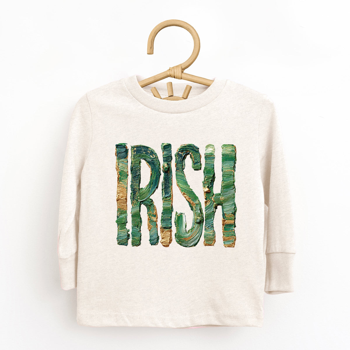 Irish Paint Print - Toddler Long Sleeve Graphic Tee