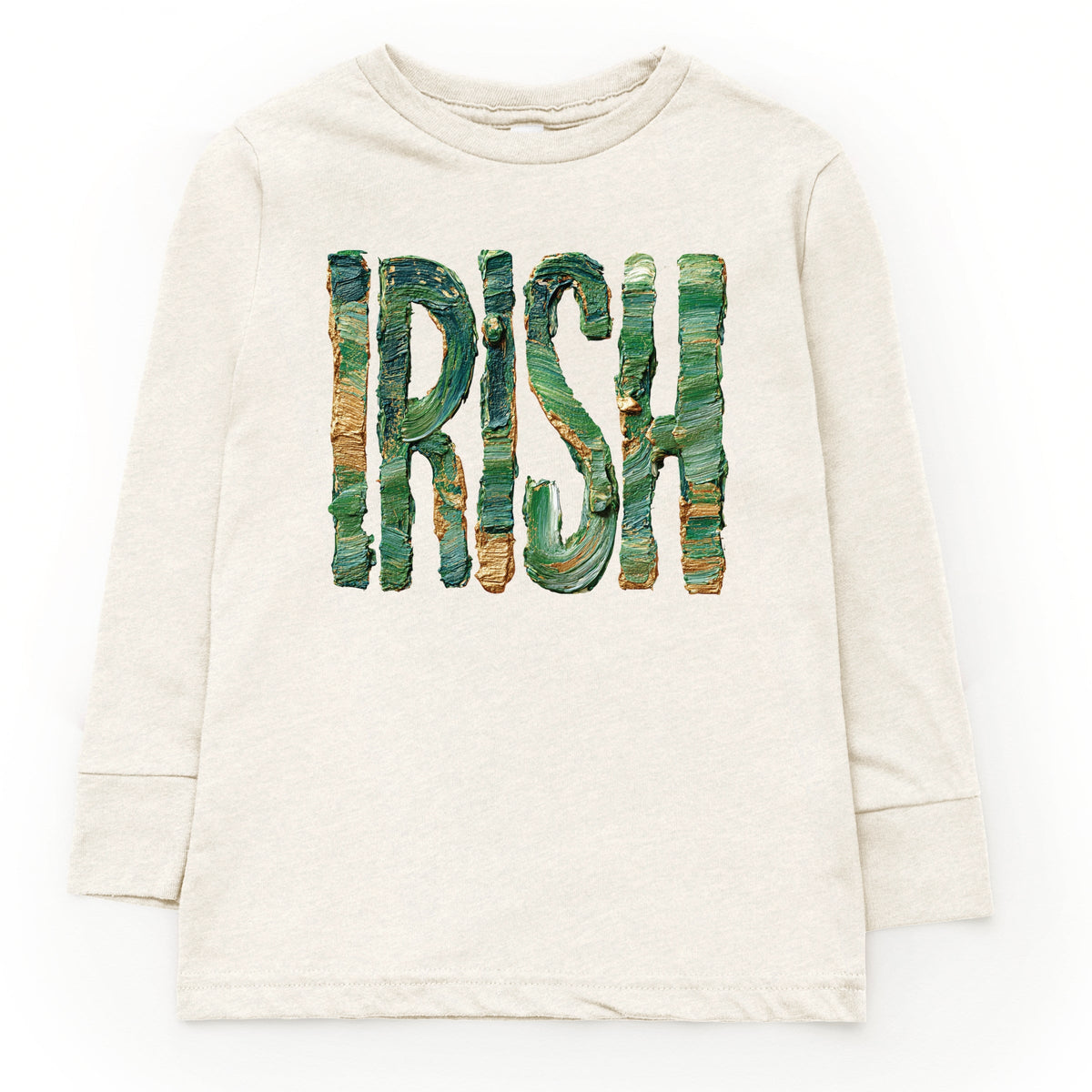 Irish Paint Print - Youth Long Sleeve Graphic T-Shirt