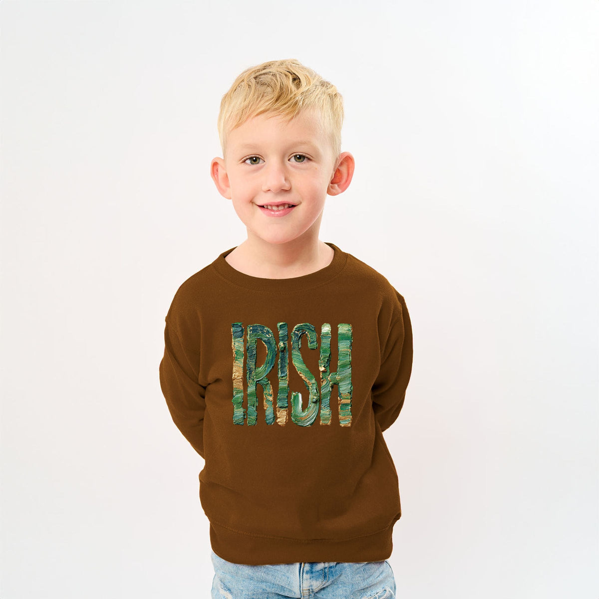 Irish Paint Print - Youth Graphic Sweatshirt