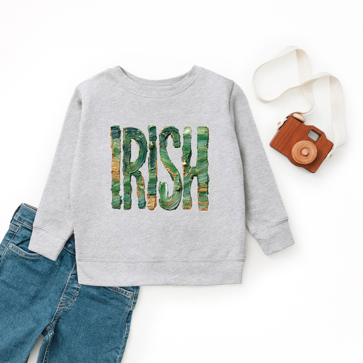 Irish Paint Print - Youth Graphic Sweatshirt