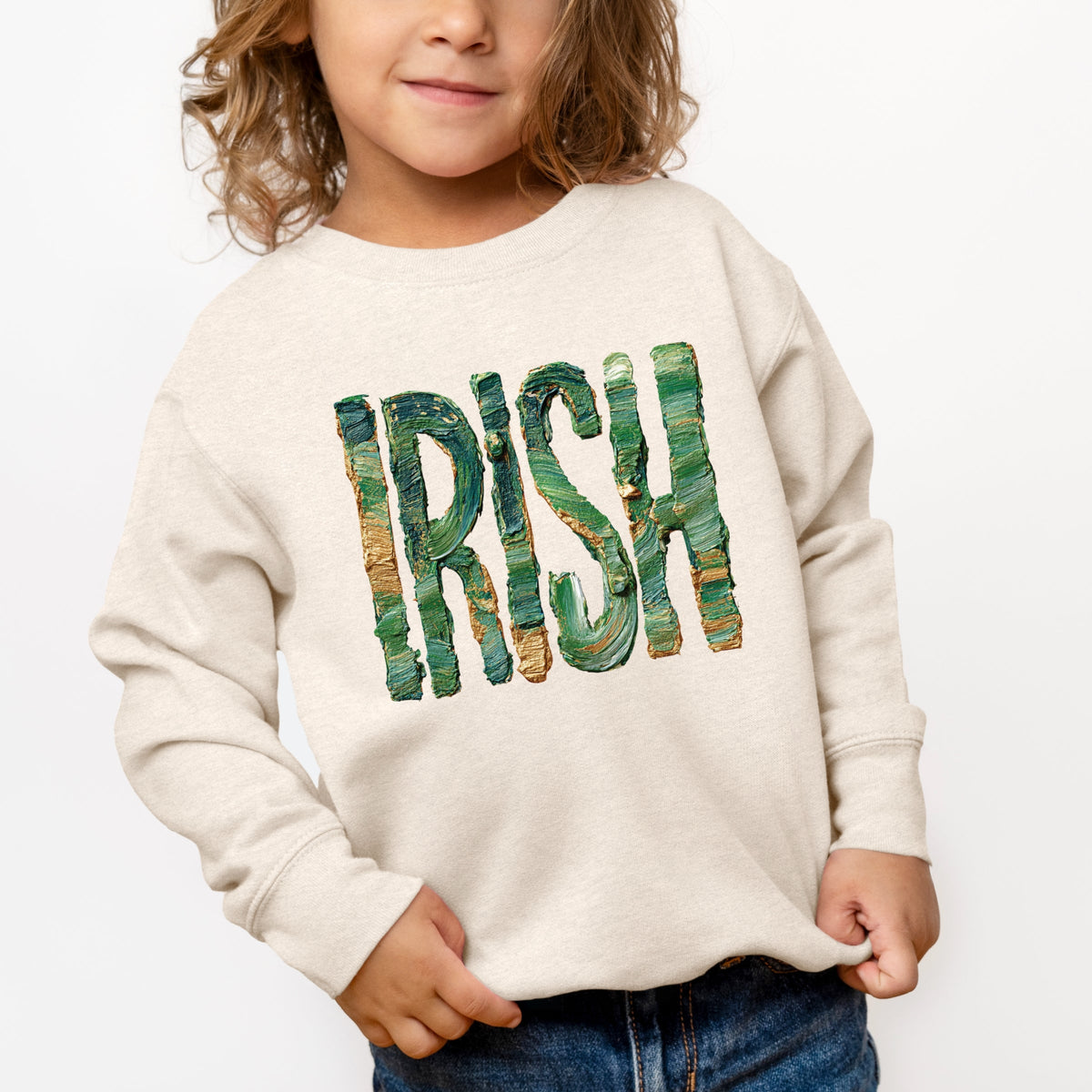 Irish Paint Print - Toddler Graphic Sweatshirt