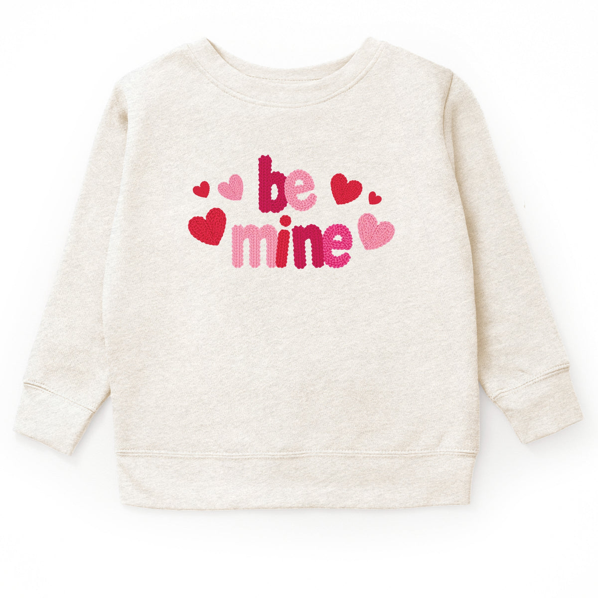 Be Mine Knit Print - Youth Graphic Sweatshirt