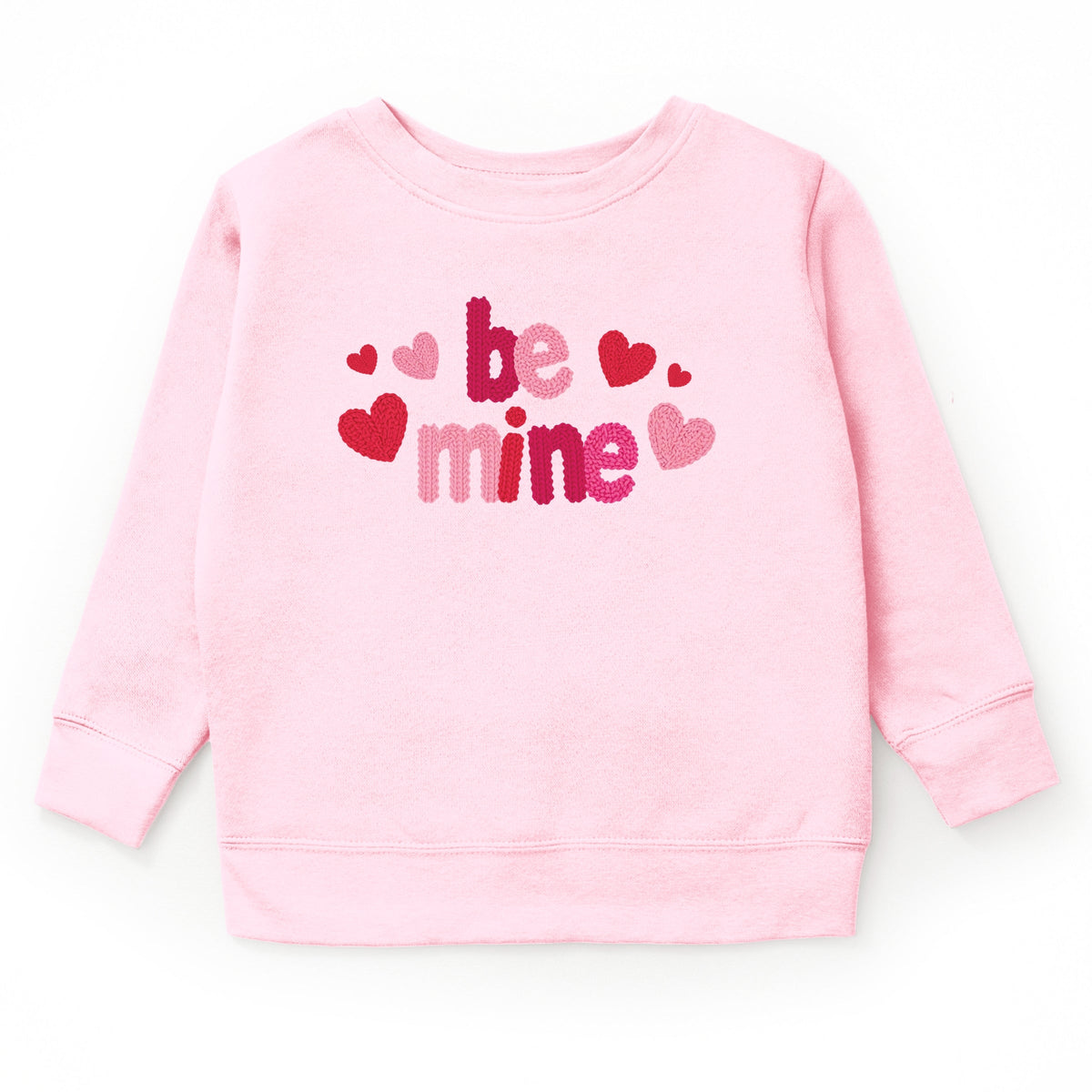 Be Mine Knit Print - Youth Graphic Sweatshirt