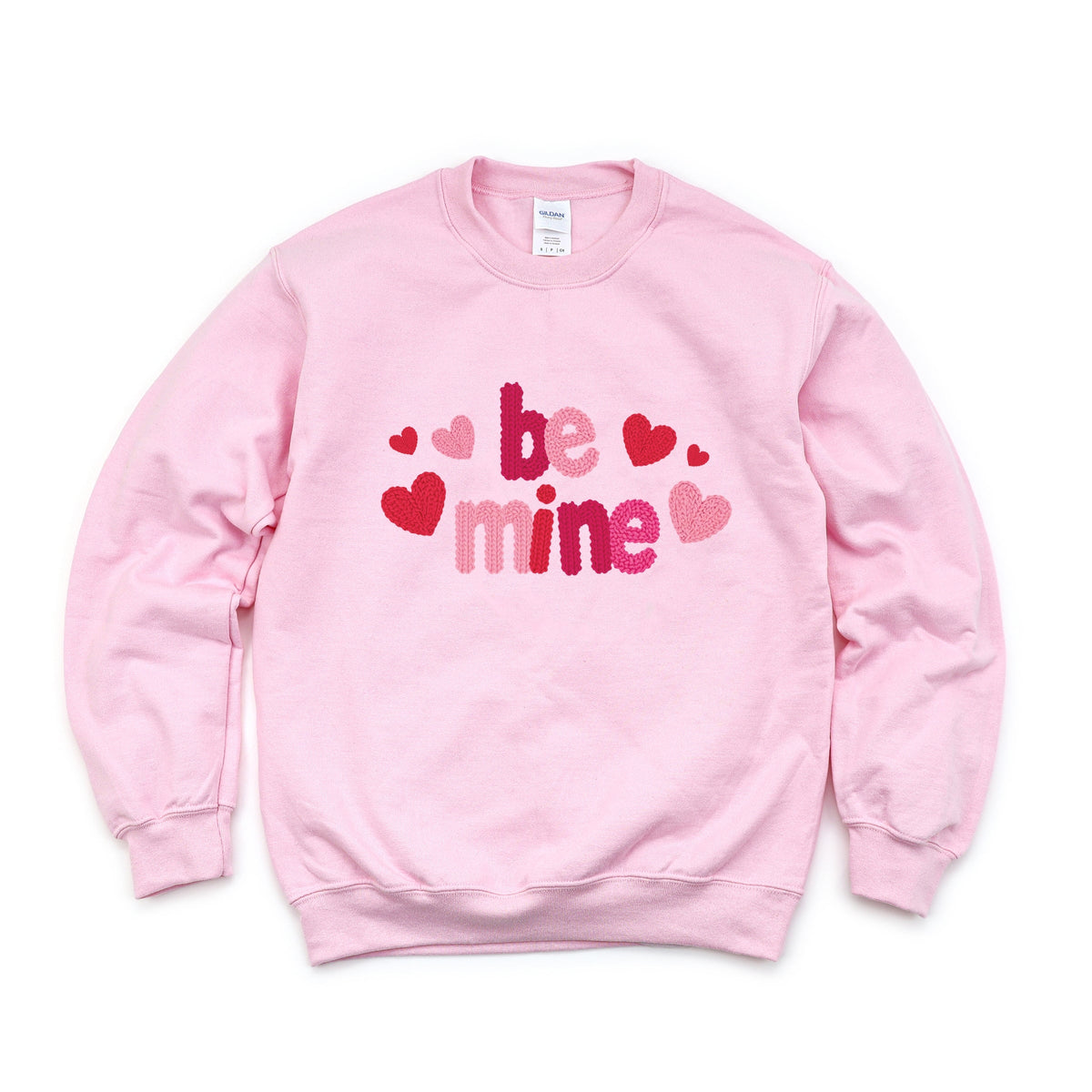 Be Mine Knit Print - Women's Graphic Sweatshirt