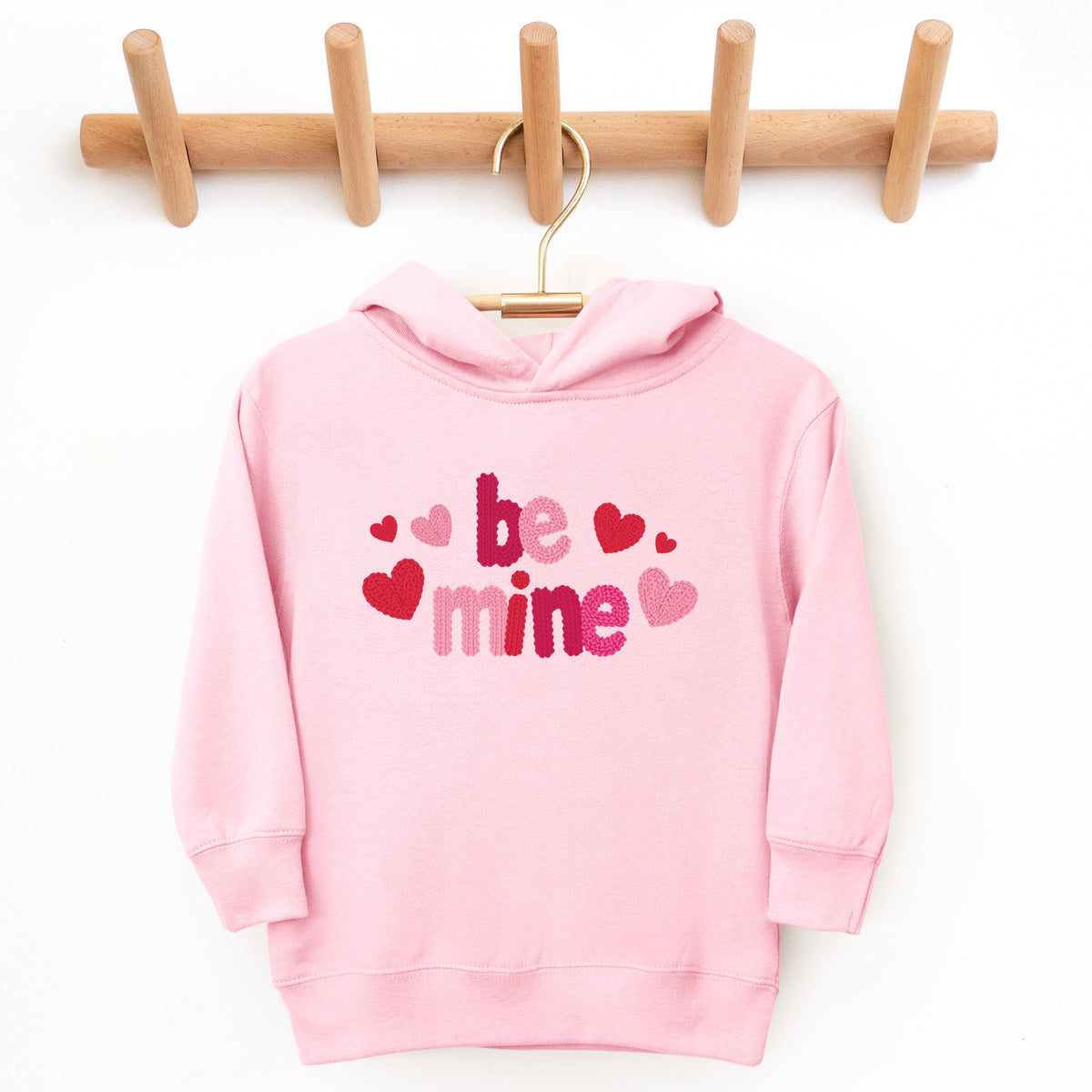 Be Mine Knit Print - Toddler Hoodie