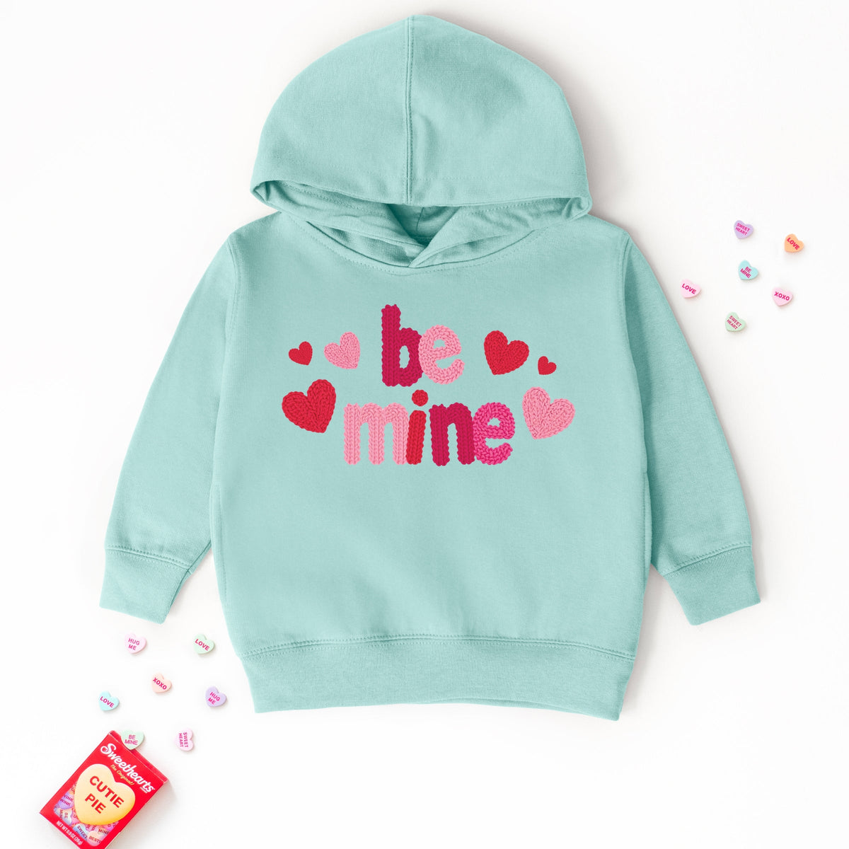Be Mine Knit Print - Toddler Hoodie