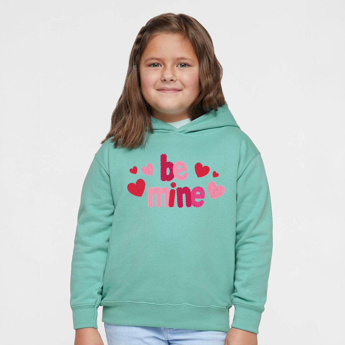 Be Mine Knit Print - Toddler Hoodie