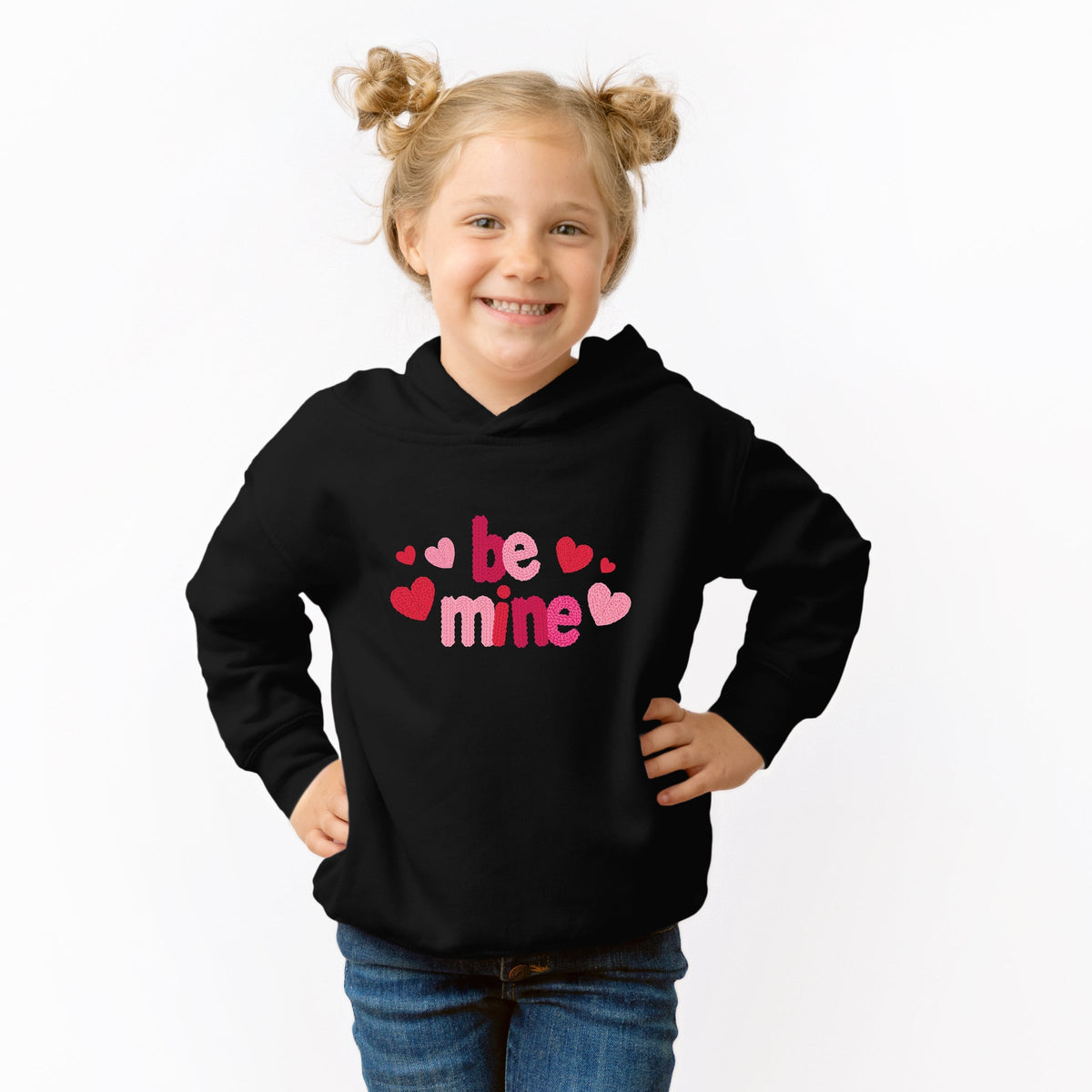 Be Mine Knit Print - Toddler Hoodie