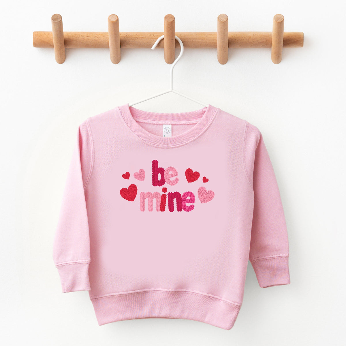 Be Mine Knit Print - Toddler Graphic Sweatshirt