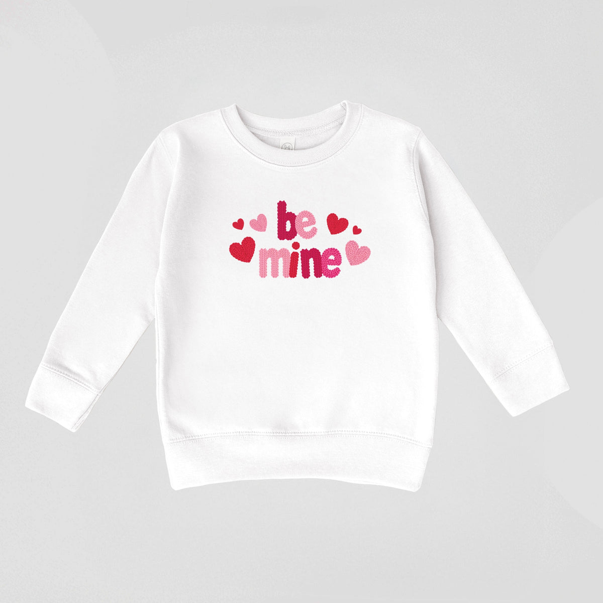 Be Mine Knit Print - Toddler Graphic Sweatshirt