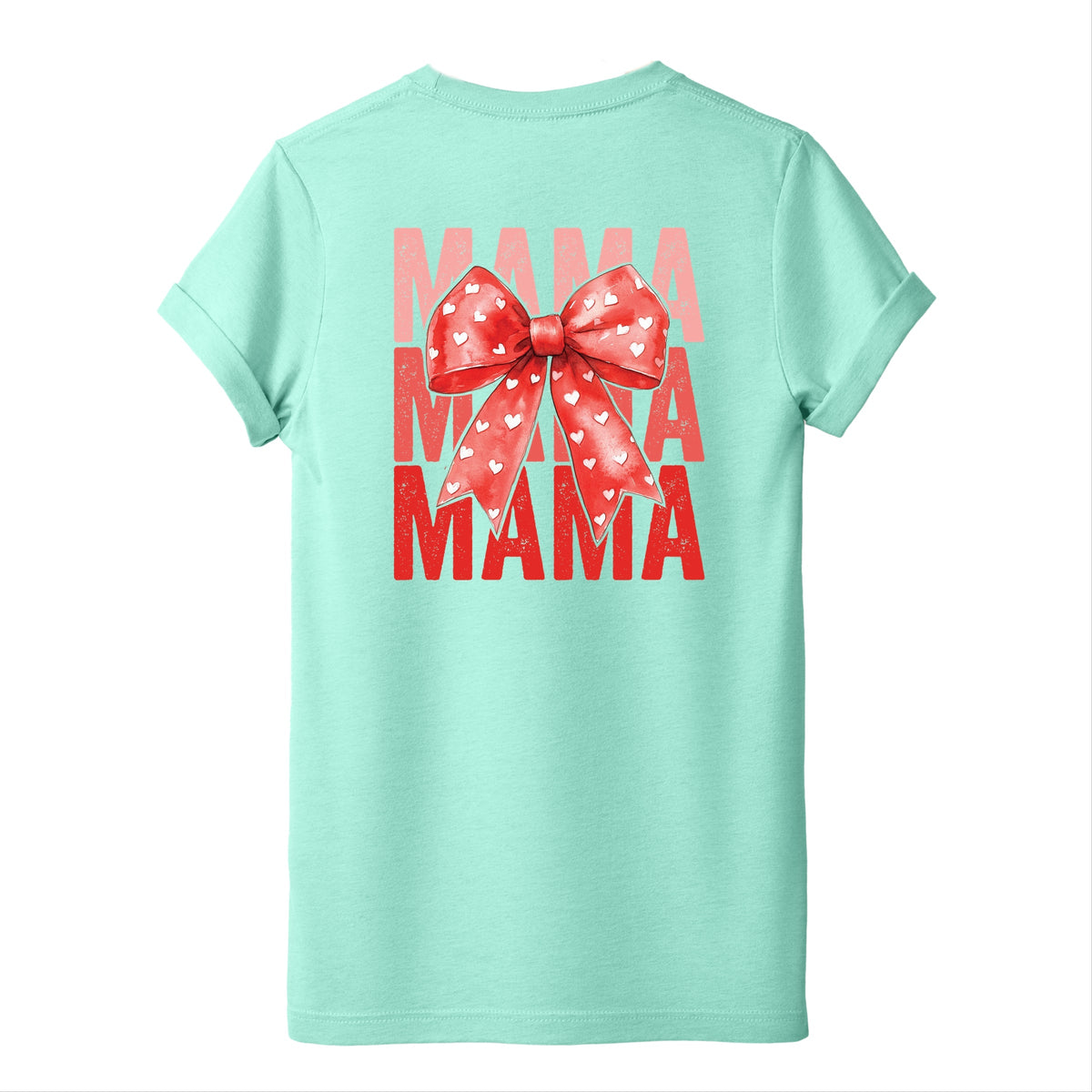 Valentine's Mama Coquette - Women's Short Sleeve Graphic T-Shirt