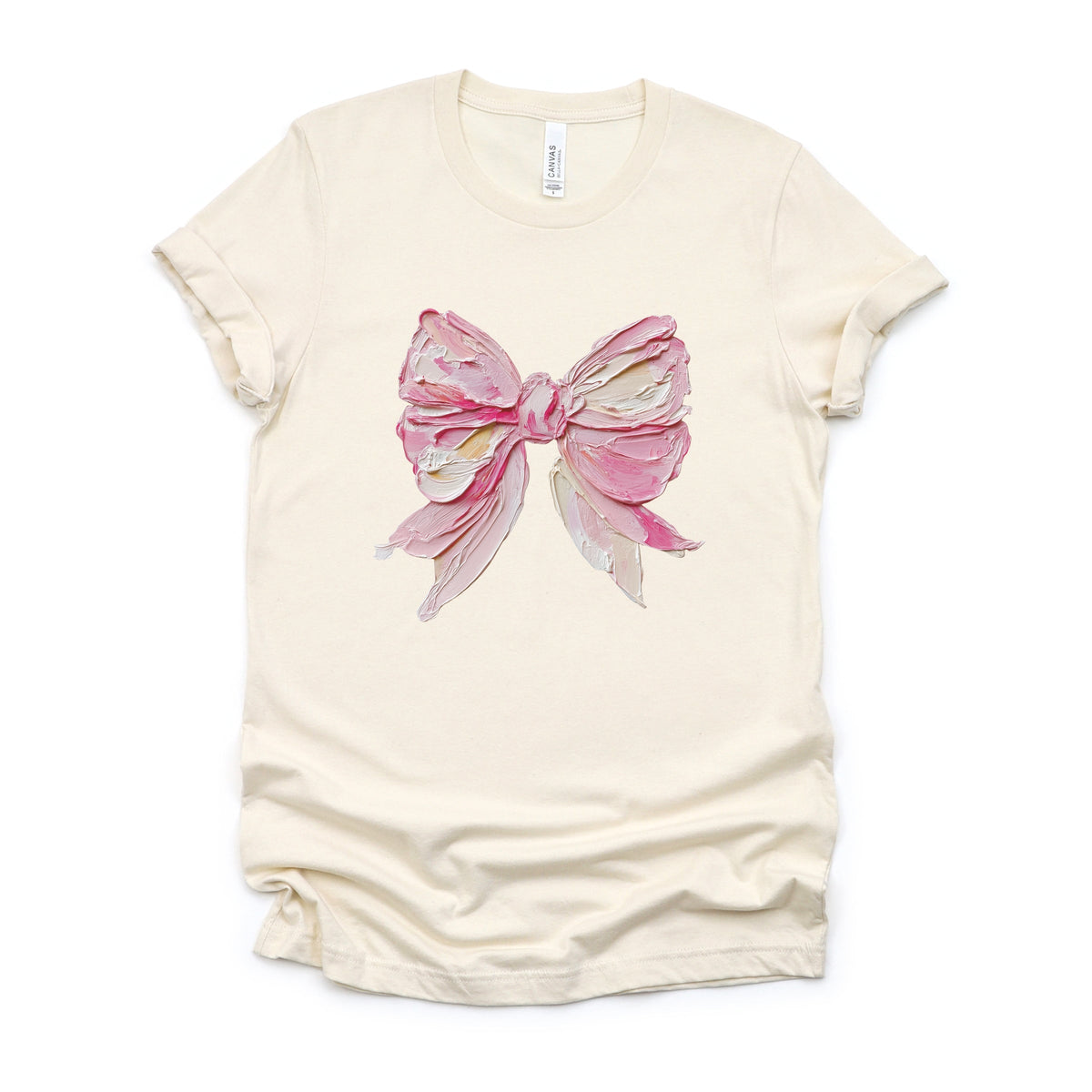 Coquette Bow Paint - Women's Short Sleeve Graphic T-Shirt