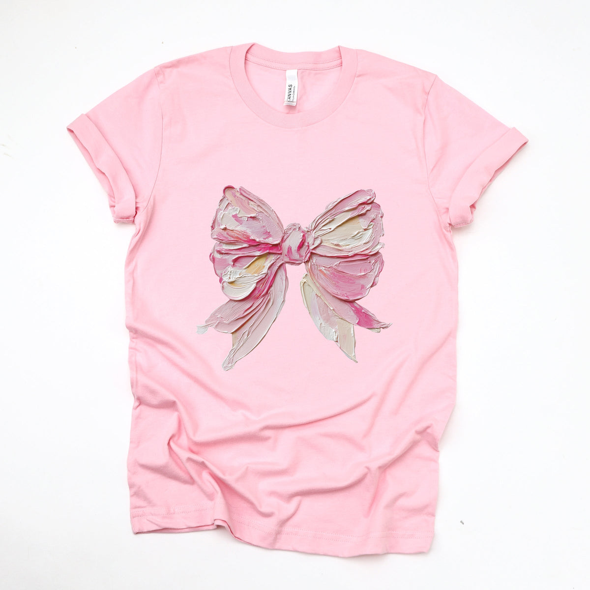 Coquette Bow Paint - Women's Short Sleeve Graphic T-Shirt