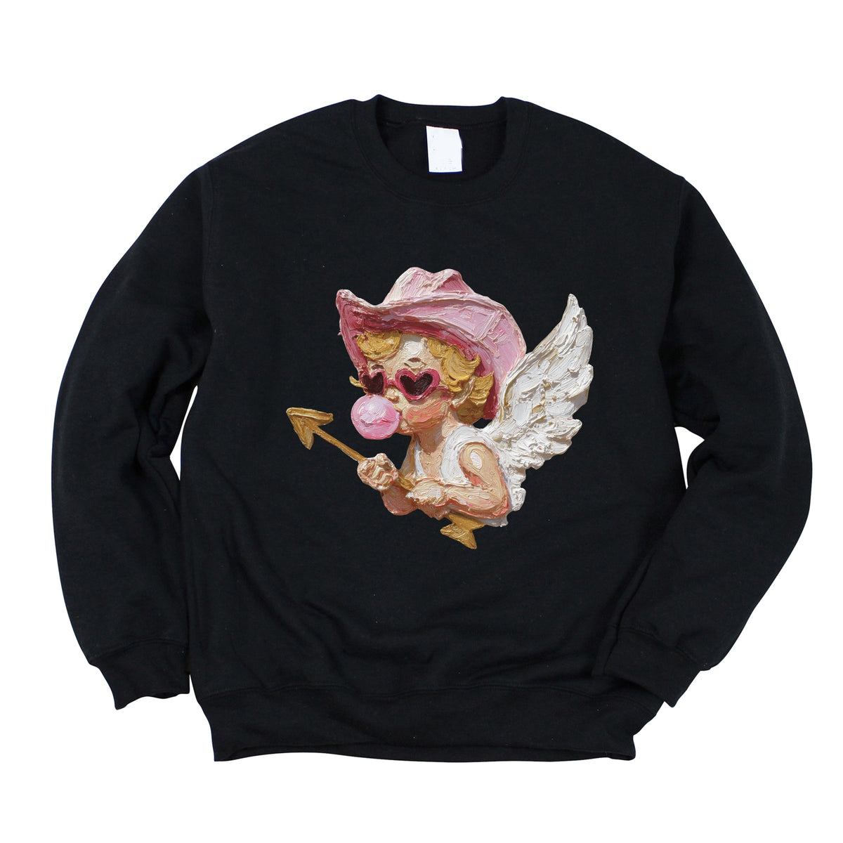 Cupid Heart Eyes Paint - Women's Graphic Sweatshirt