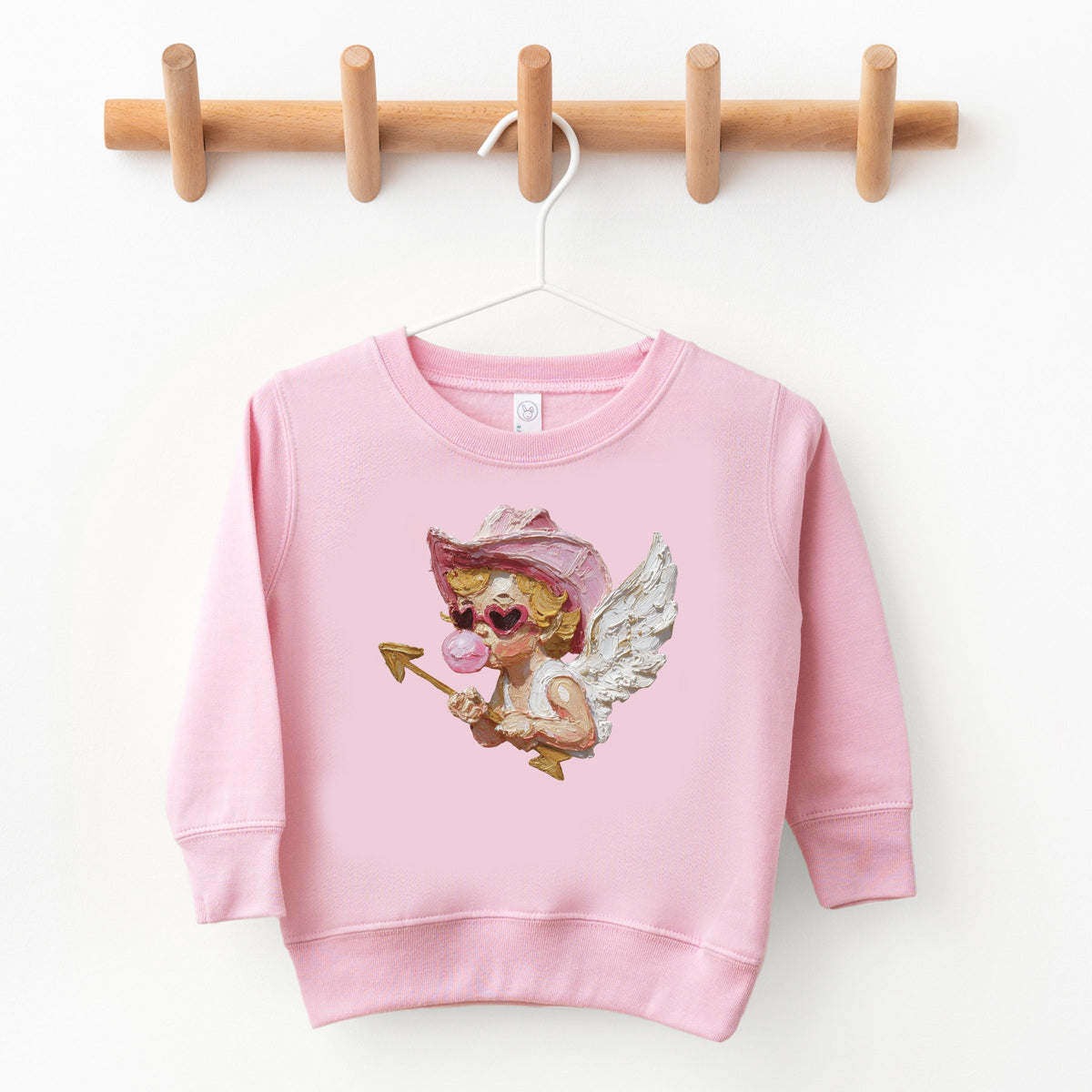 Cupid Heart Eyes Paint - Toddler Graphic Sweatshirt