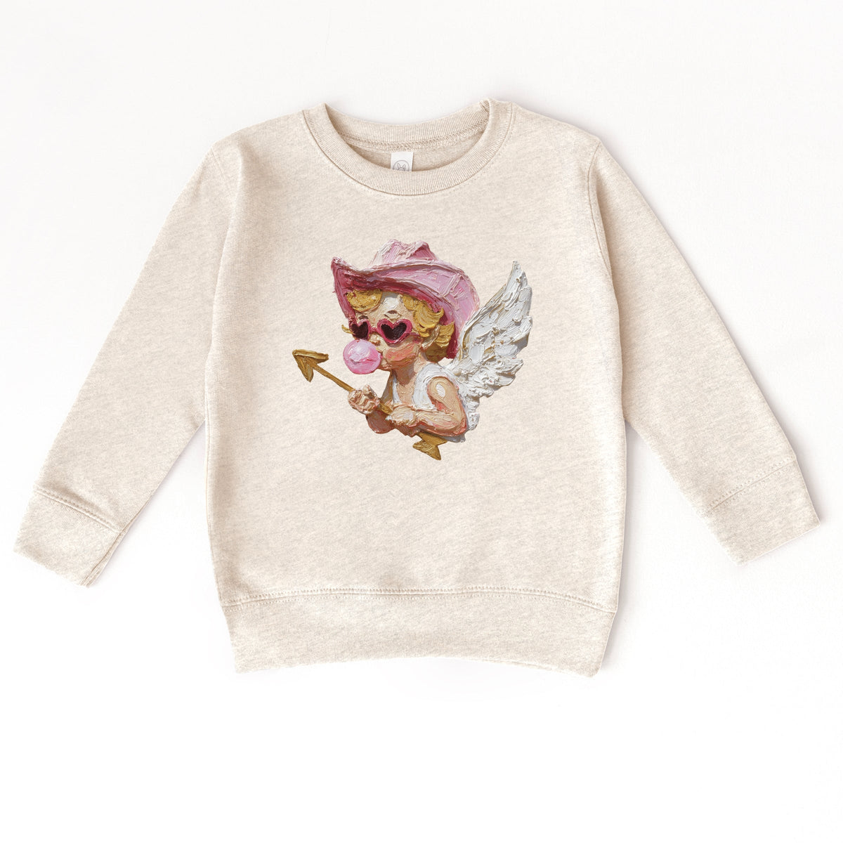 Cupid Heart Eyes Paint - Toddler Graphic Sweatshirt