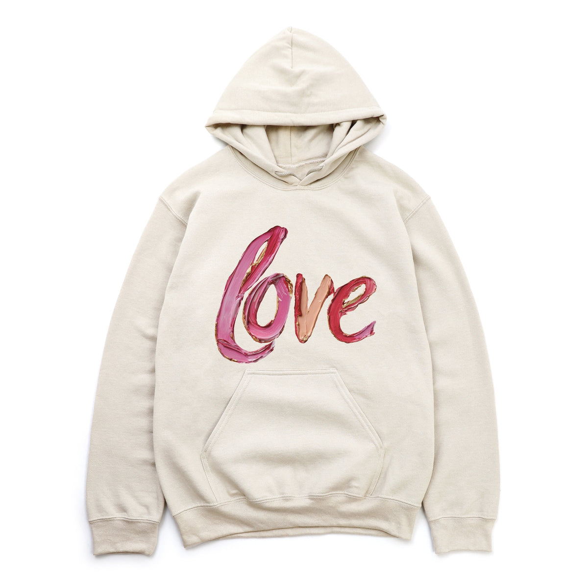 Love Cursive Paint - Women's Graphic Hoodie