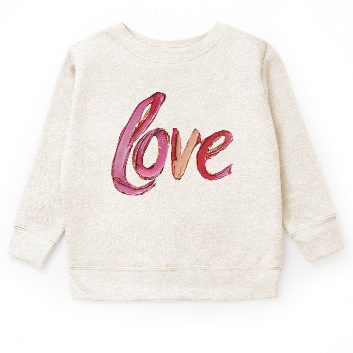 Love Cursive Paint - Youth Graphic Sweatshirt
