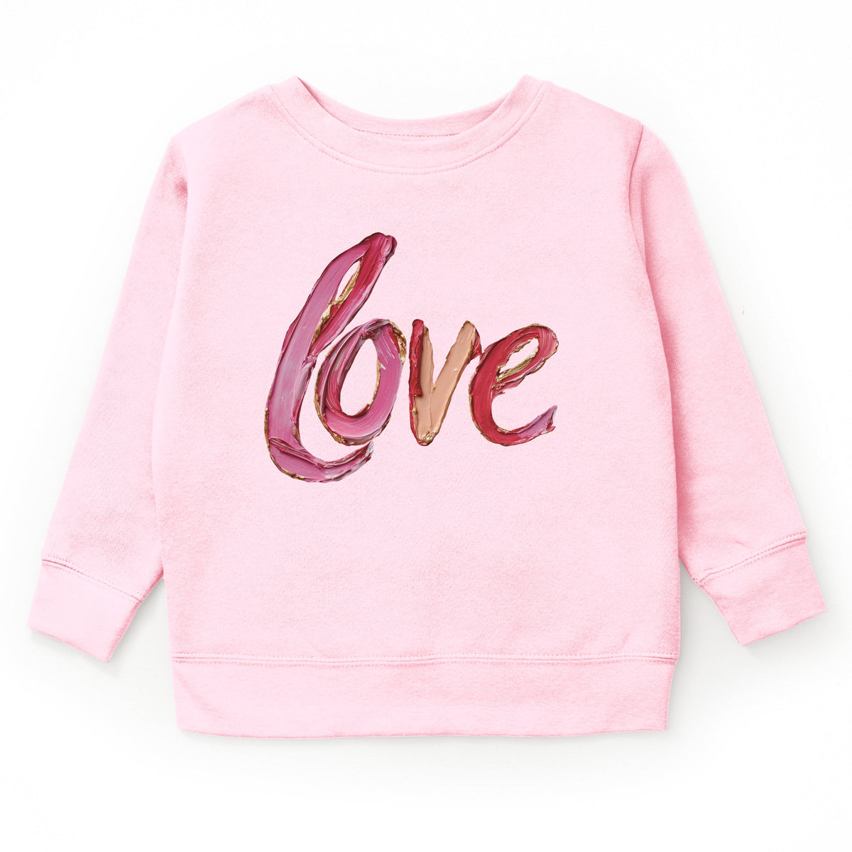 Love Cursive Paint - Youth Graphic Sweatshirt