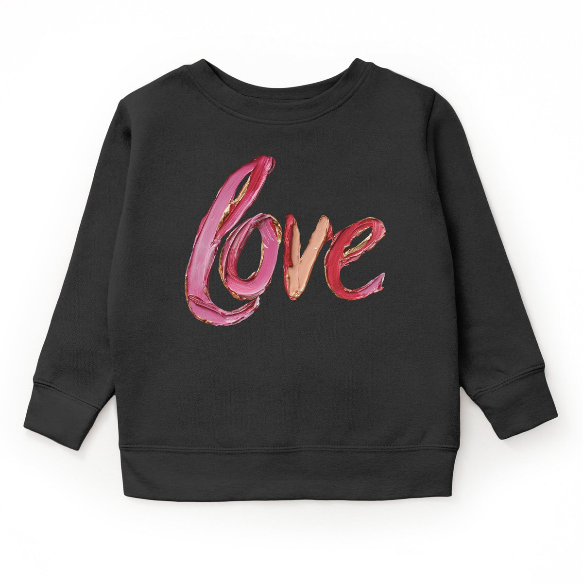 Love Cursive Paint - Youth Graphic Sweatshirt