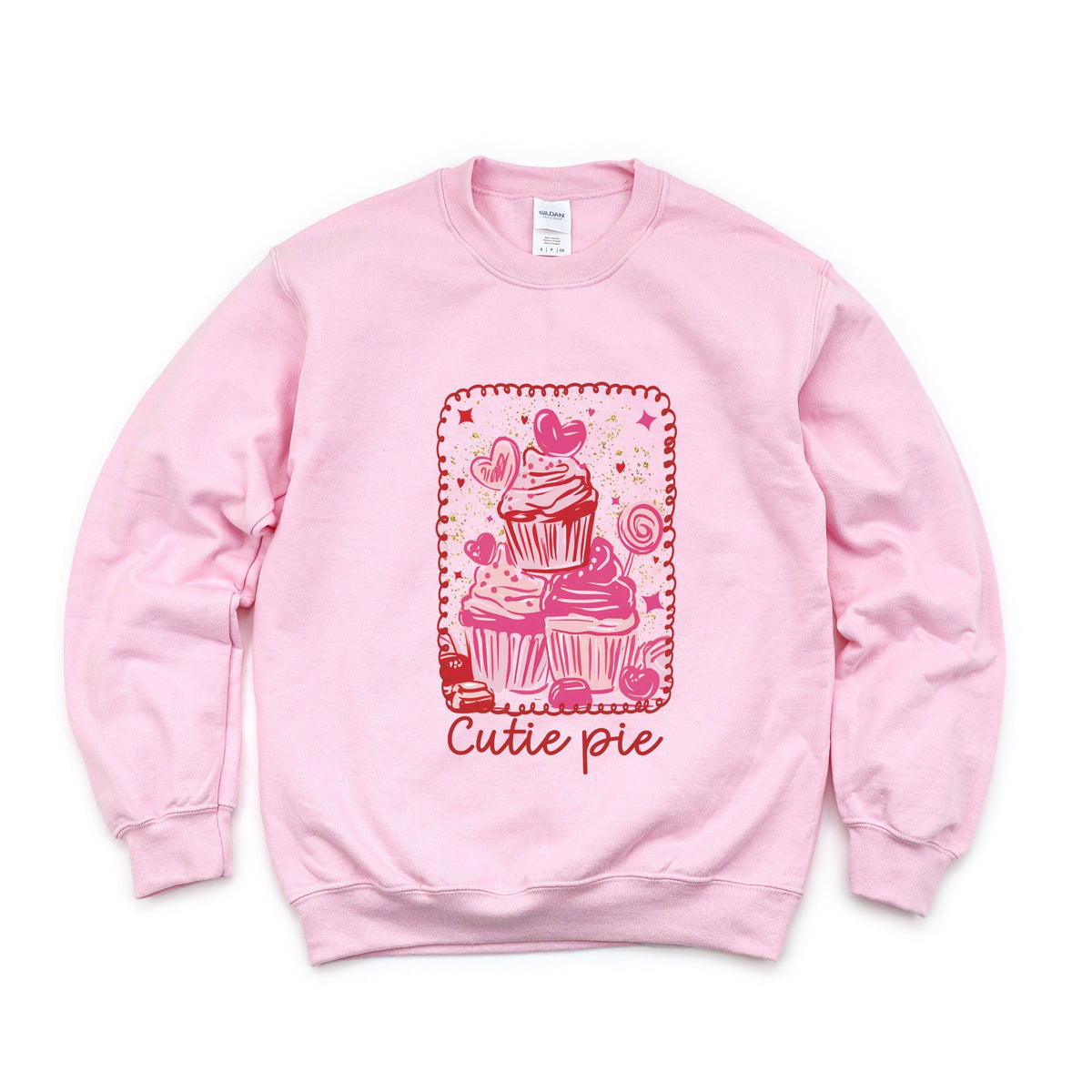 Cutie Pie Cupcakes Frame - Women's Graphic Sweatshirt