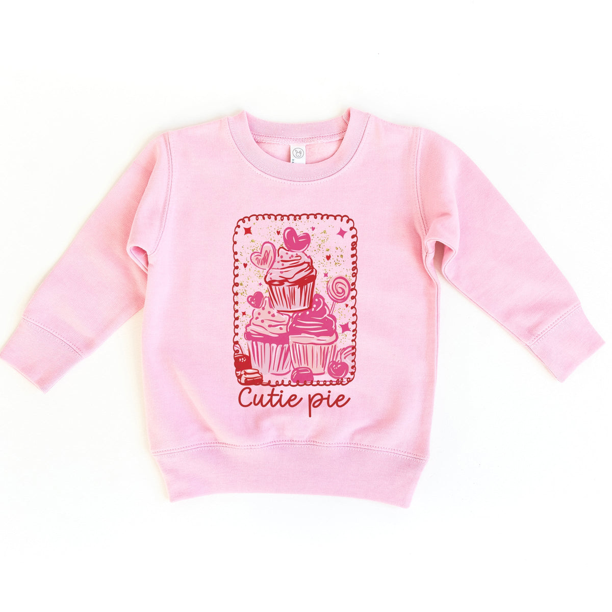 Cutie Pie Cupcakes Frame - Toddler Graphic Sweatshirt