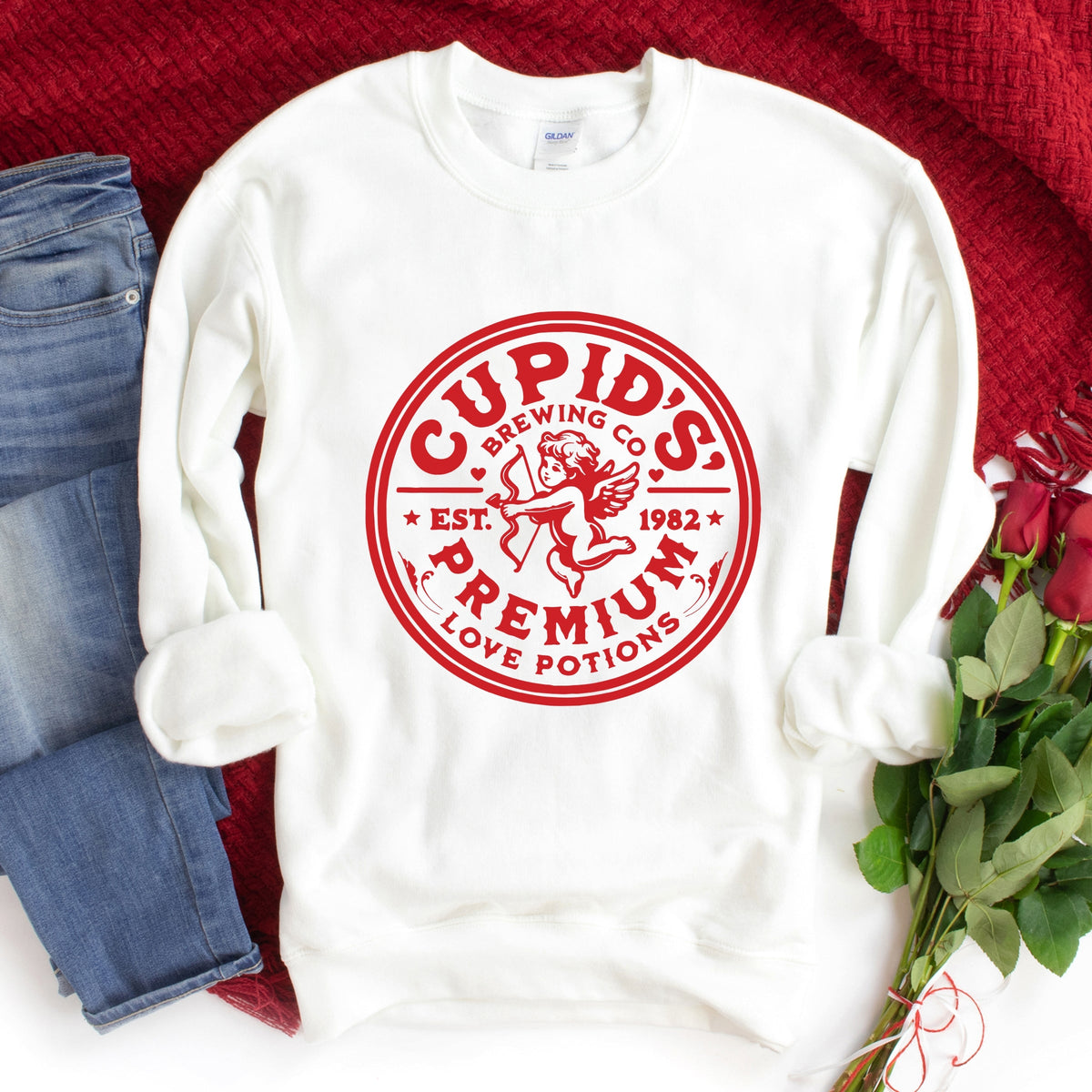 Cupid's Brewing Co. Premium Love Potions - Women's Graphic Sweatshirt