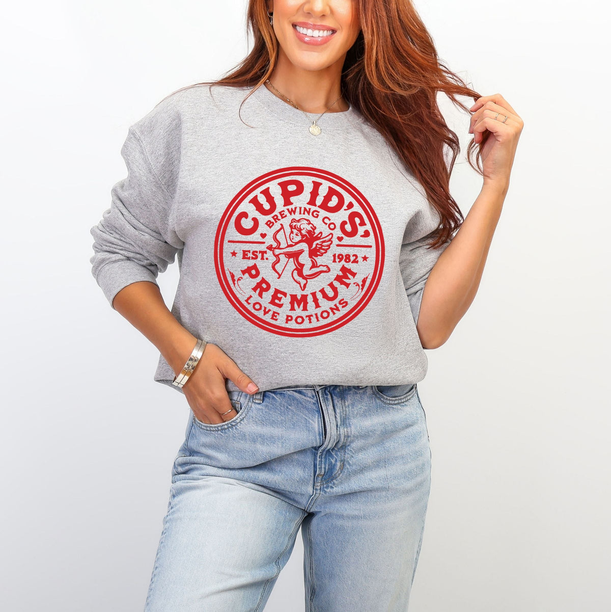 Cupid's Brewing Co. Premium Love Potions - Women's Graphic Sweatshirt