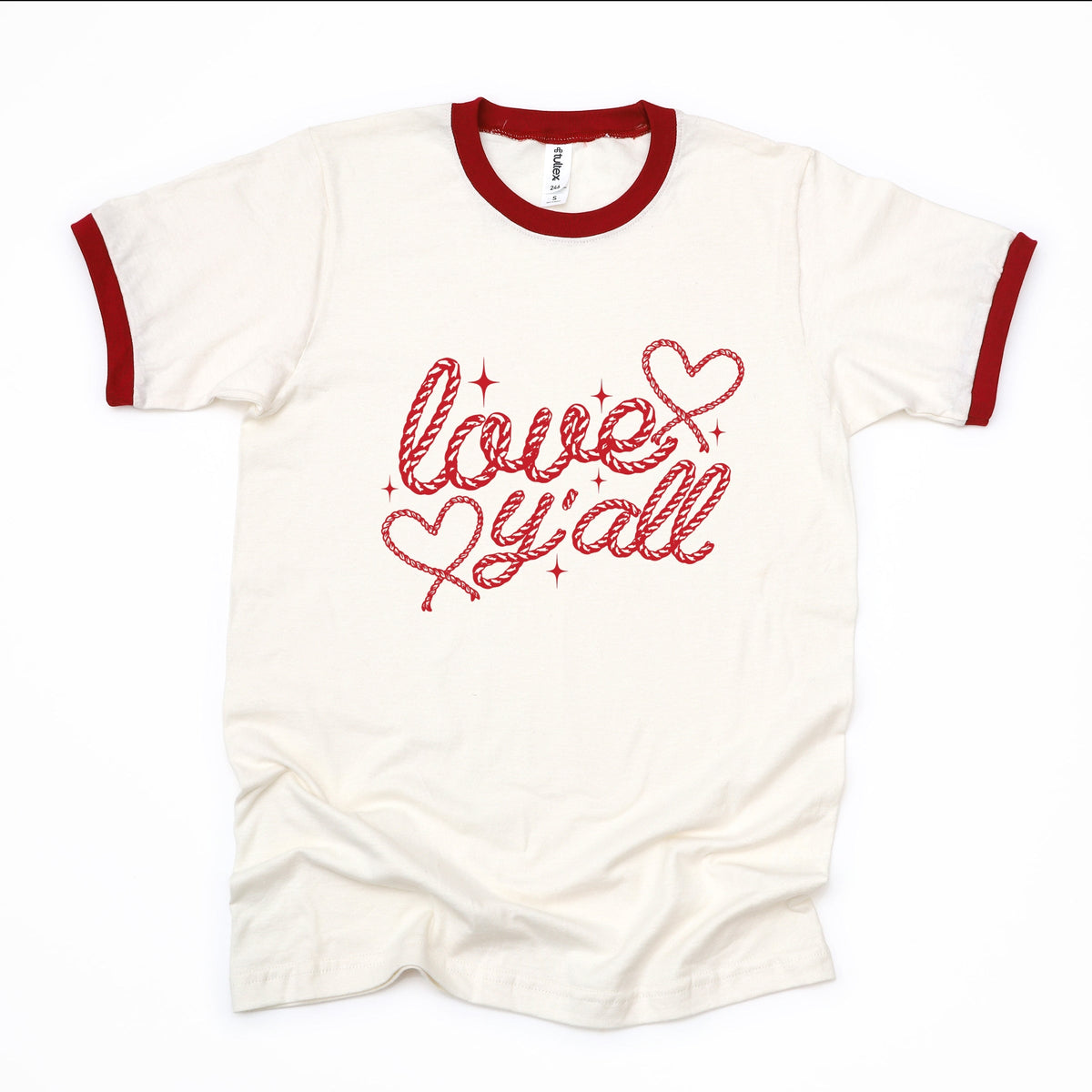 Love Y'all Rope - Women's Ringer Graphic T-Shirt
