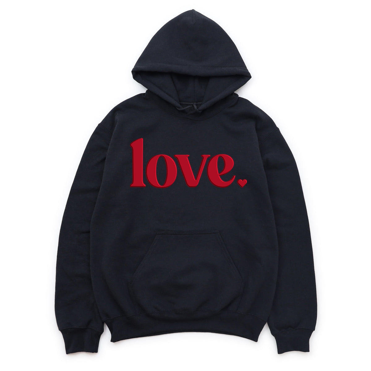 Love Bold Heart Puff - Women's Graphic Hoodie