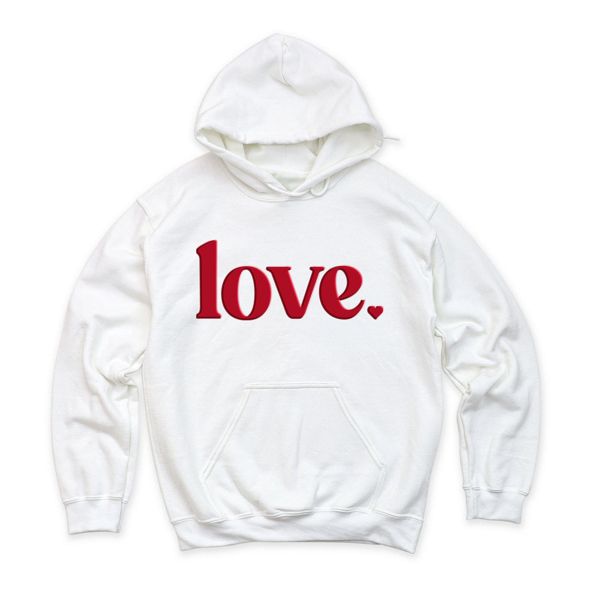 Love Bold Heart Puff - Women's Graphic Hoodie