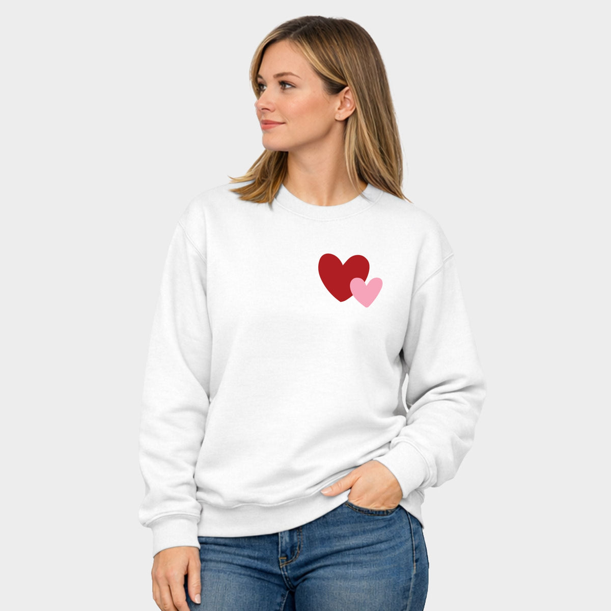 More Amore Por Favor Stripes - Women's Graphic Sweatshirt