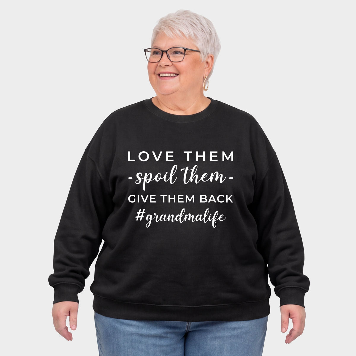 Grandma Life Give Them Back - Women's Plus Sweatshirt