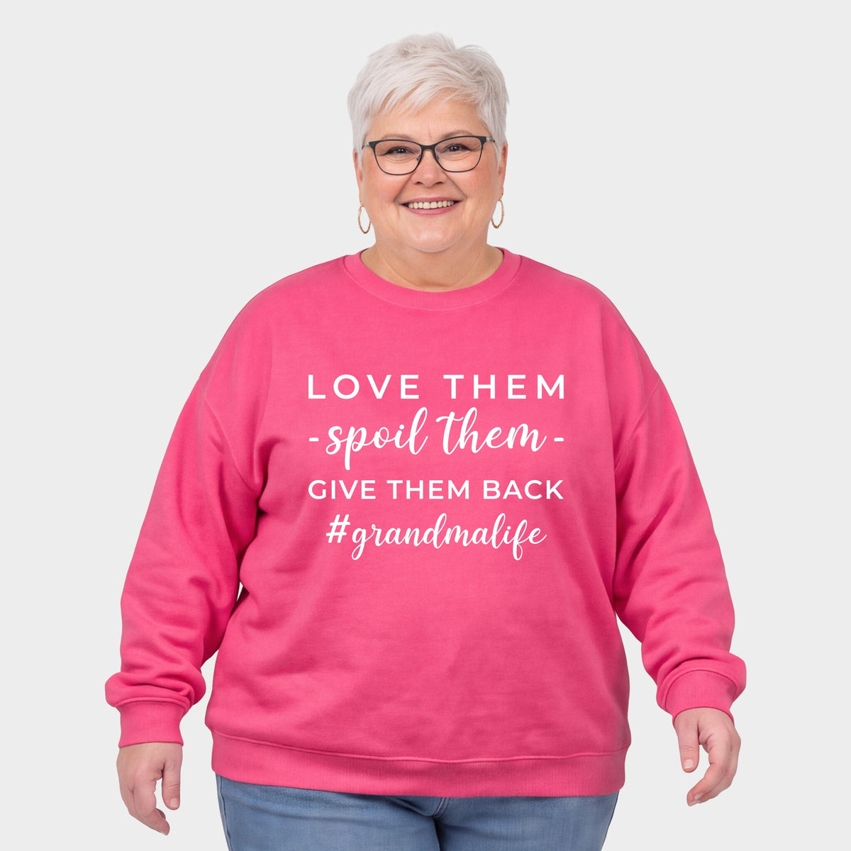 Grandma Life Give Them Back - Women's Plus Sweatshirt