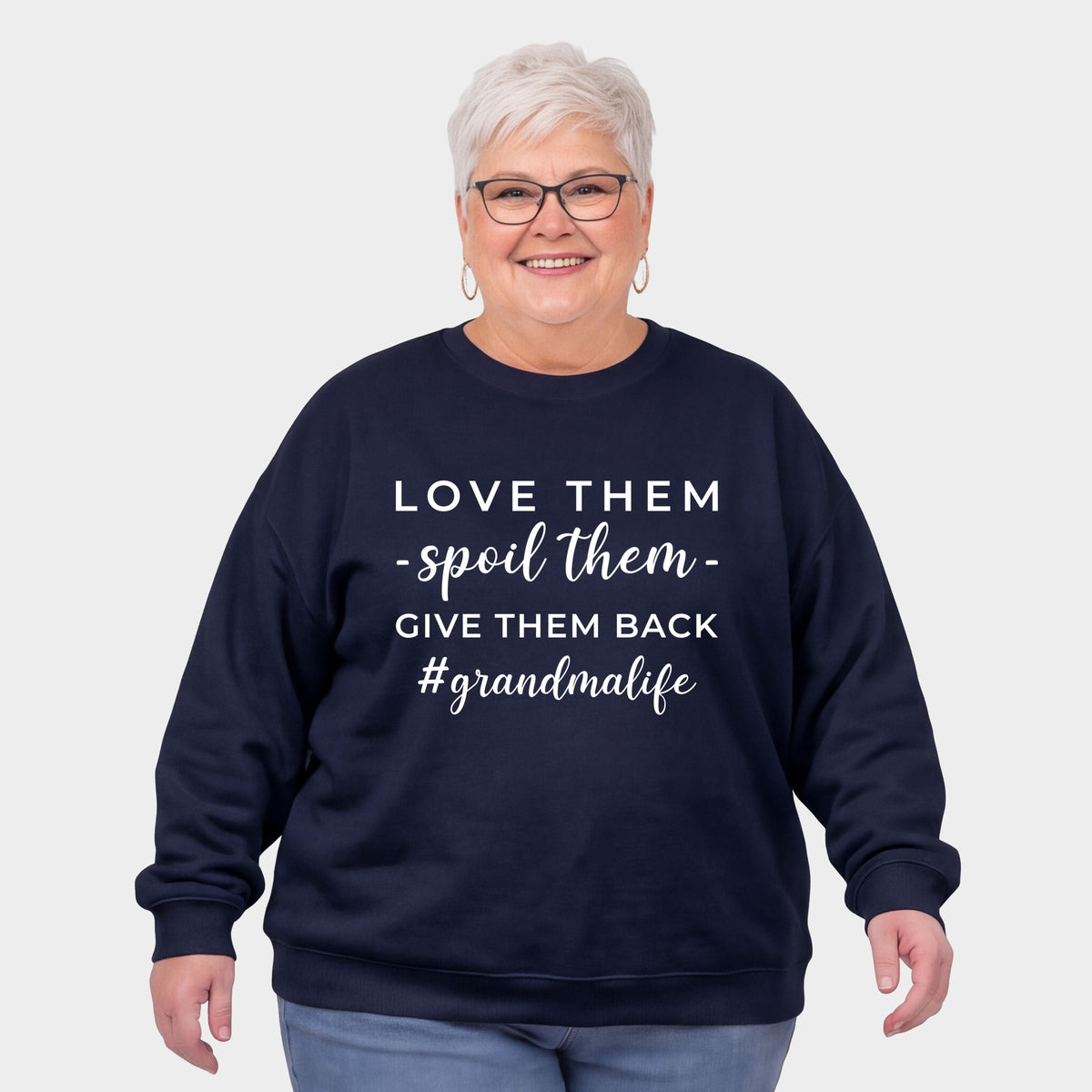 Grandma Life Give Them Back - Women's Plus Sweatshirt