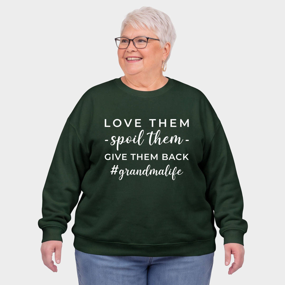 Grandma Life Give Them Back - Women's Plus Sweatshirt