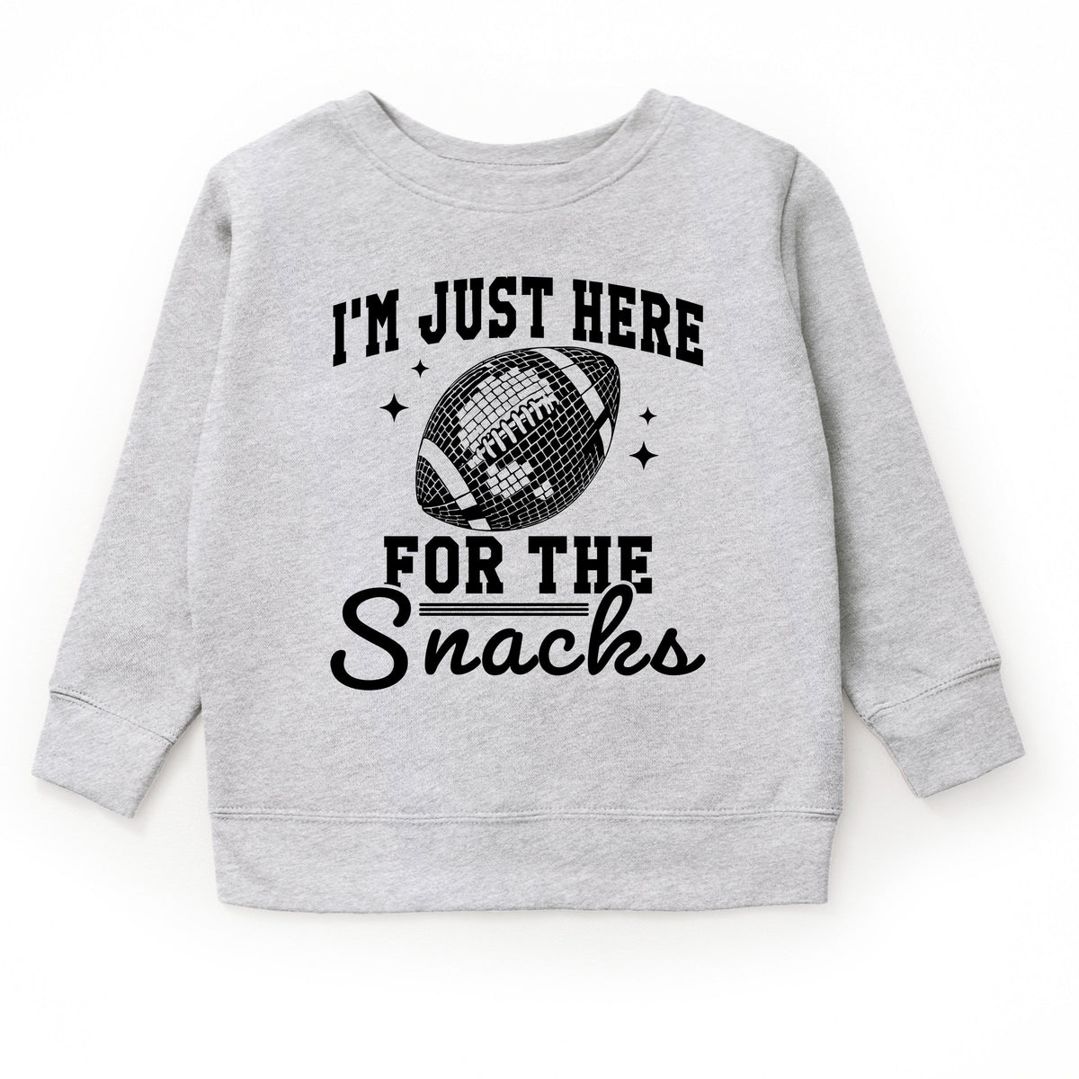 I'm Just Here For The Snacks Disco - Youth Graphic Sweatshirt