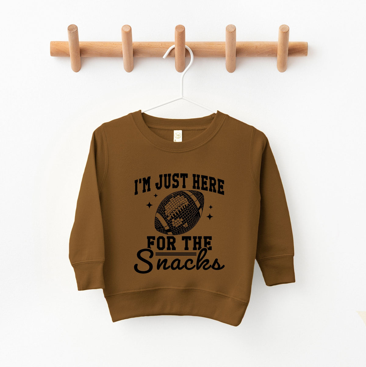 I'm Just Here For The Snacks Disco - Youth Graphic Sweatshirt