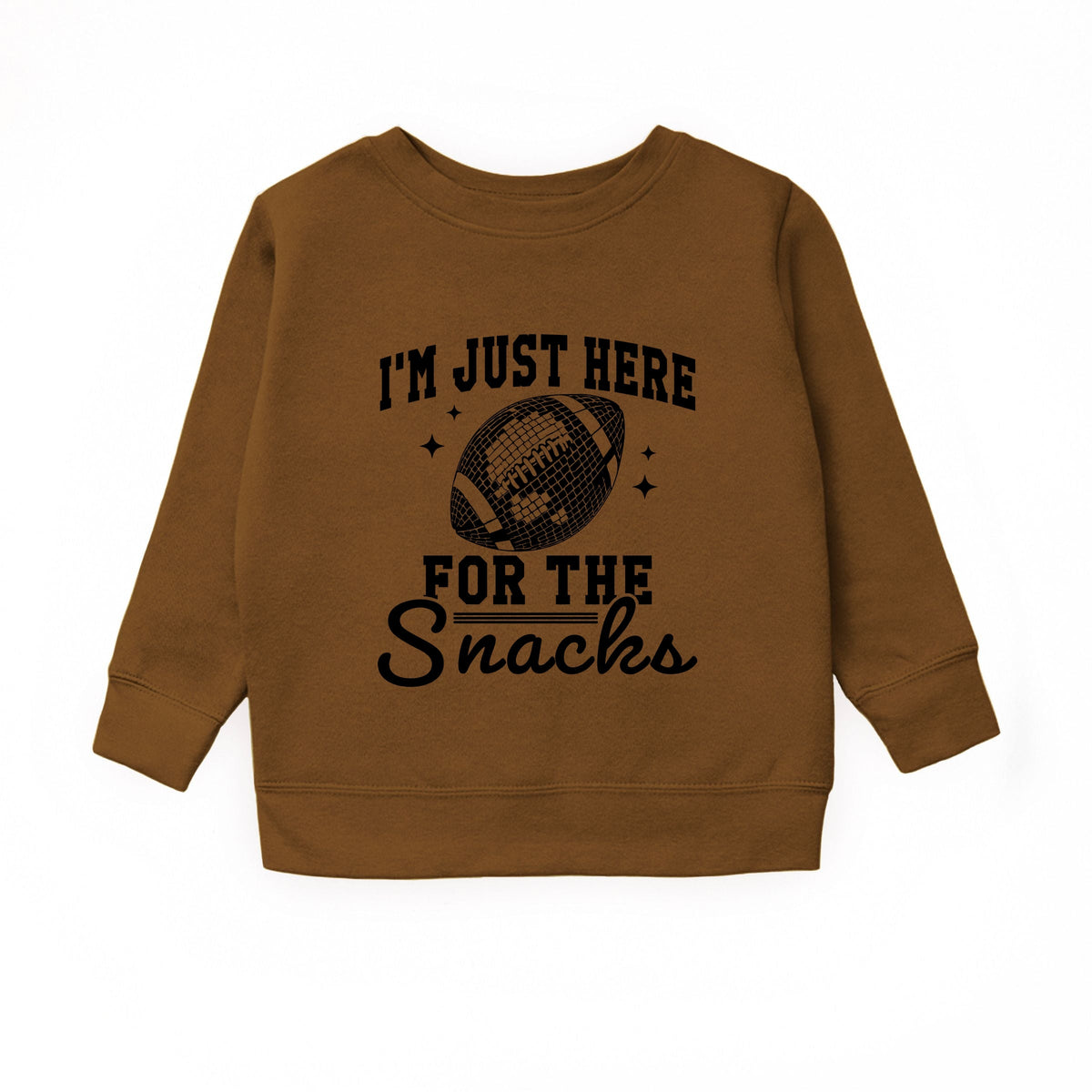 I'm Just Here For The Snacks Disco - Youth Graphic Sweatshirt