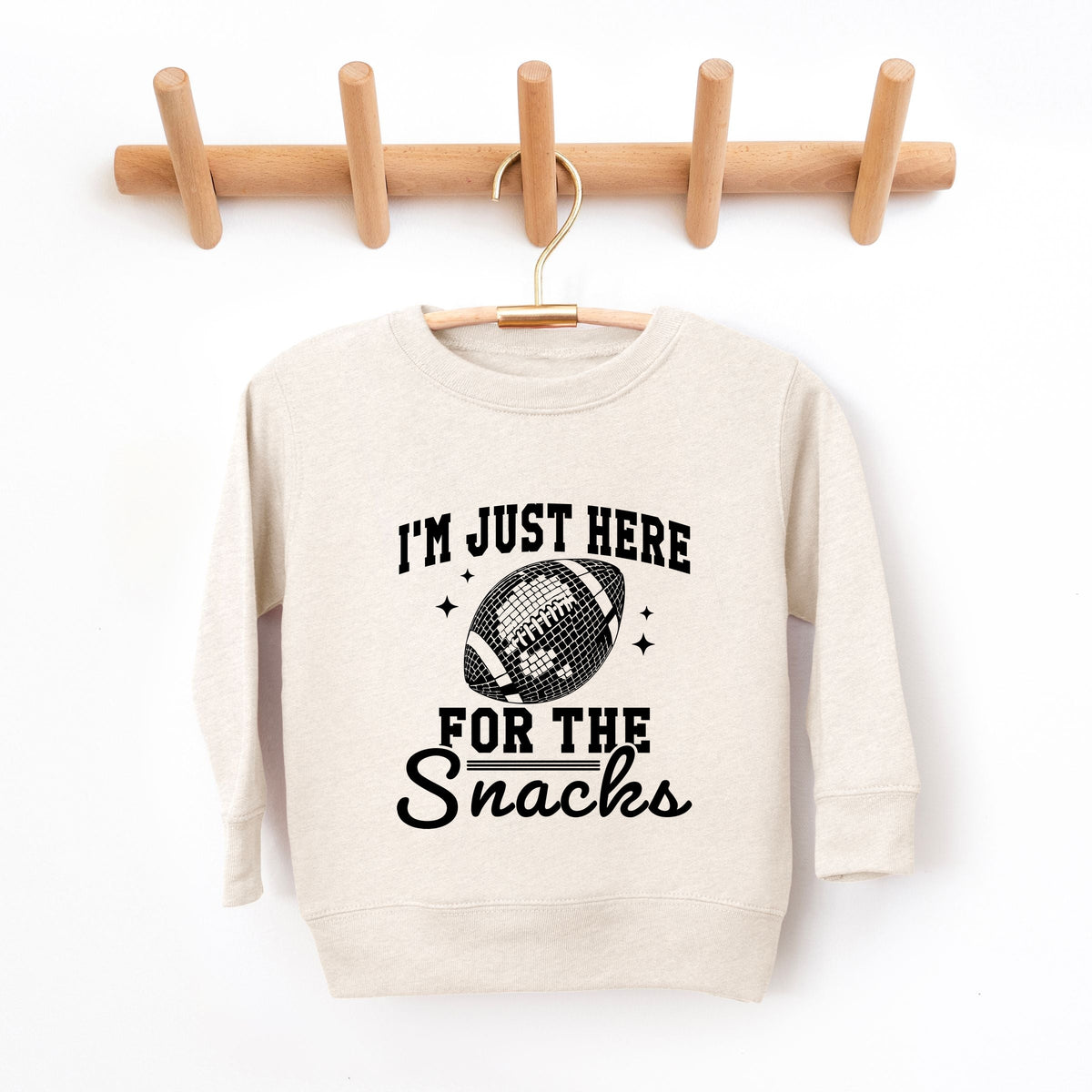 I'm Just Here For The Snacks Disco - Youth Graphic Sweatshirt